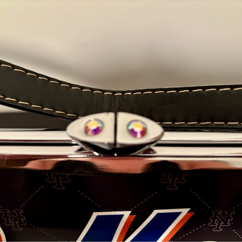 NY Mets Little Earth License Plate Purse MLB - Picture 6 of 11